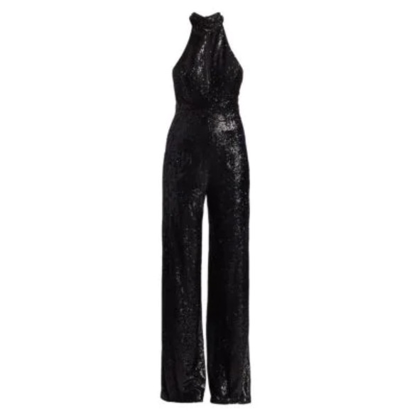 Cinq a Sept- ‘Shelby’ Black Sequin Pantsuit - Picture 2 of 15